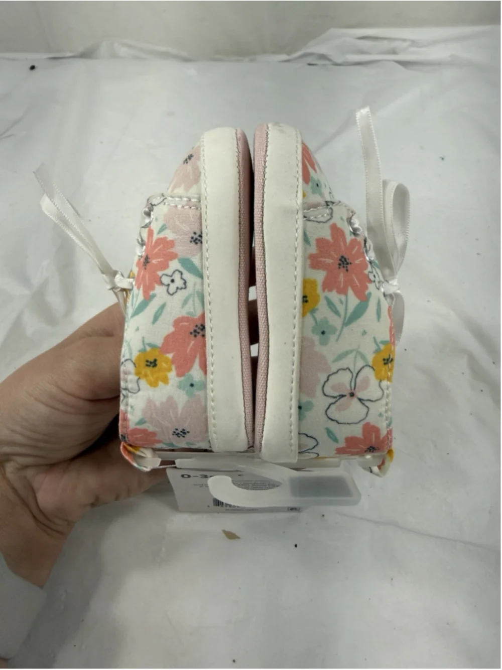 Baby Girl Size 0-3 Months Shoes With Bow Carter's Child Of Mine New